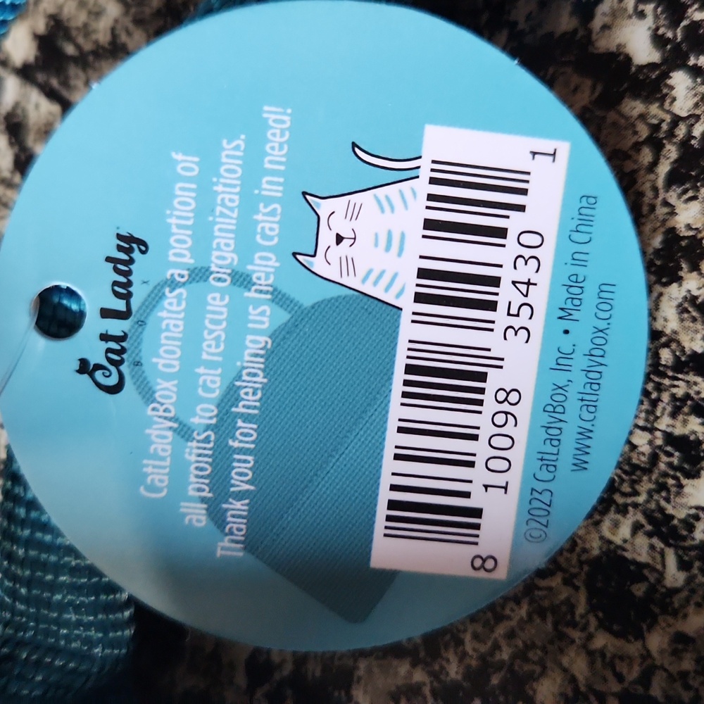 NWT Cat Lady Box Insulated lunch tote Teal - Picture 6 of 9